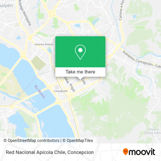 Red Nacional Apícola Chile map