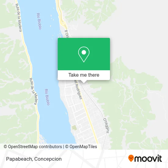 Papabeach map