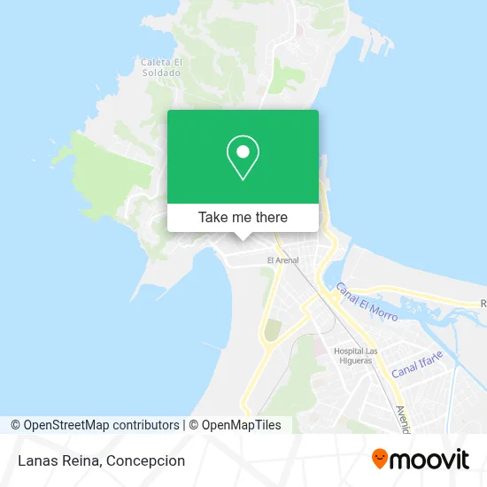 Lanas Reina map