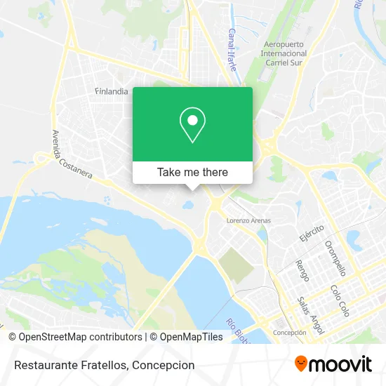 Restaurante Fratellos map