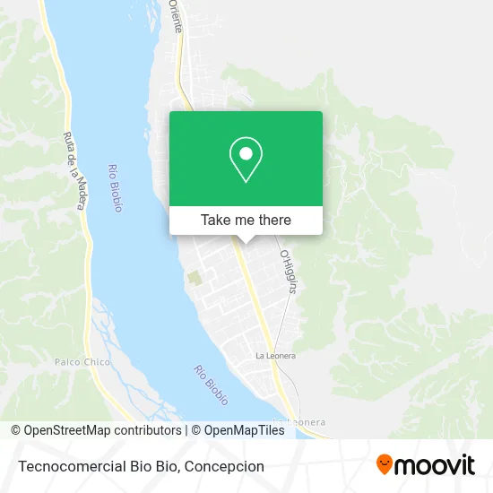 Tecnocomercial Bio Bio map