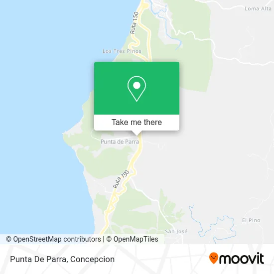 Punta De Parra map