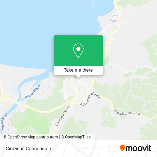 Cimasur map