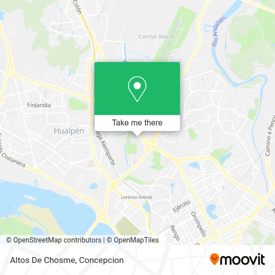 Altos De Chosme map