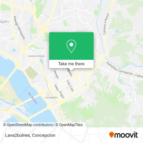 Lava2bulnes map