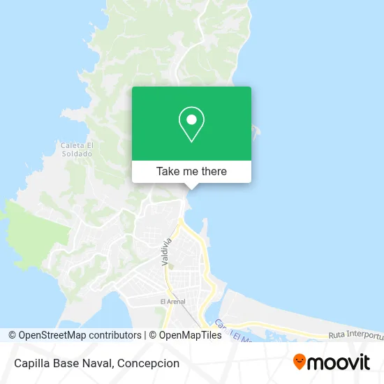 Capilla Base Naval map