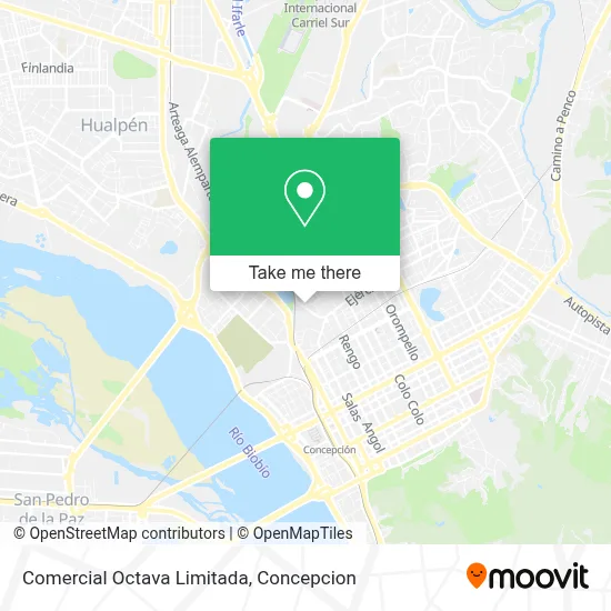 Comercial Octava Limitada map