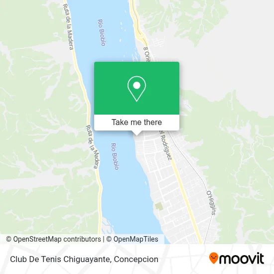 Club De Tenis Chiguayante map