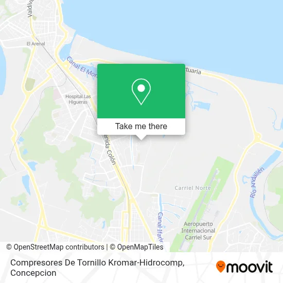 Compresores De Tornillo Kromar-Hidrocomp map