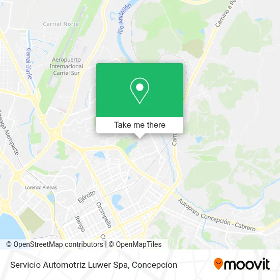 Servicio Automotriz Luwer Spa map