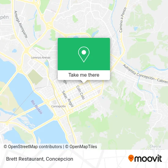 Brett Restaurant map