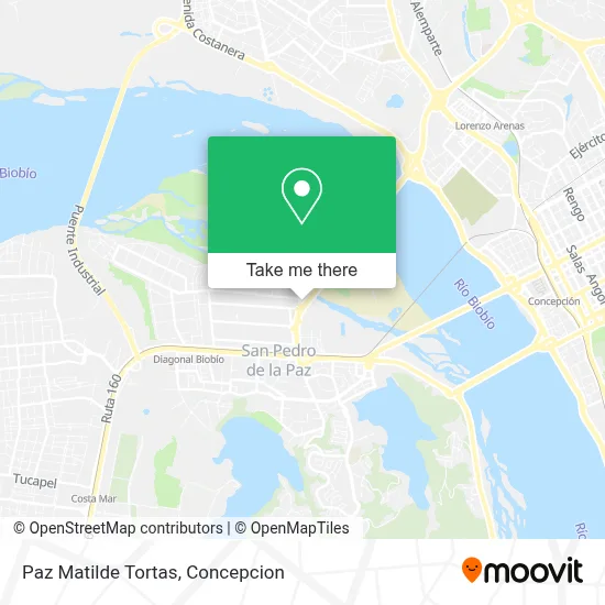 Paz Matilde Tortas map