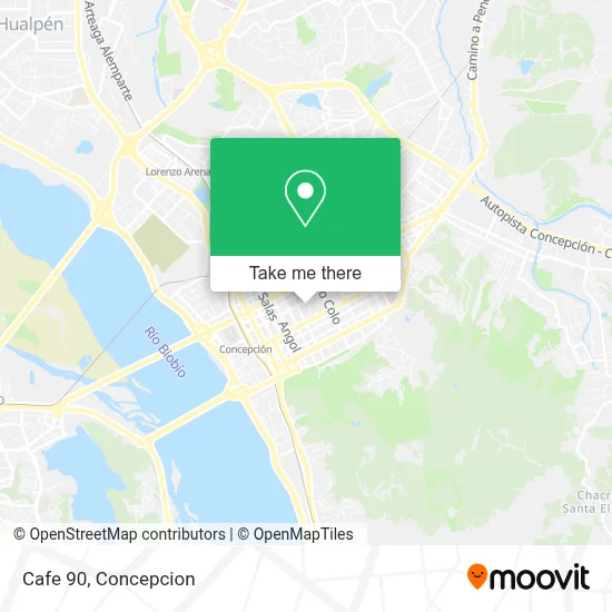 Cafe 90 map