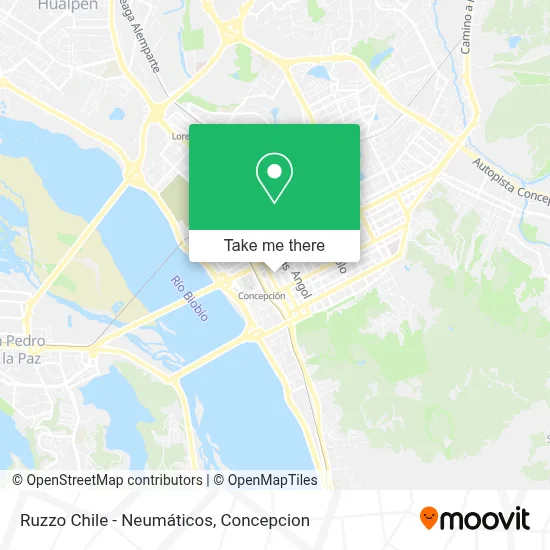 Ruzzo Chile - Neumáticos map