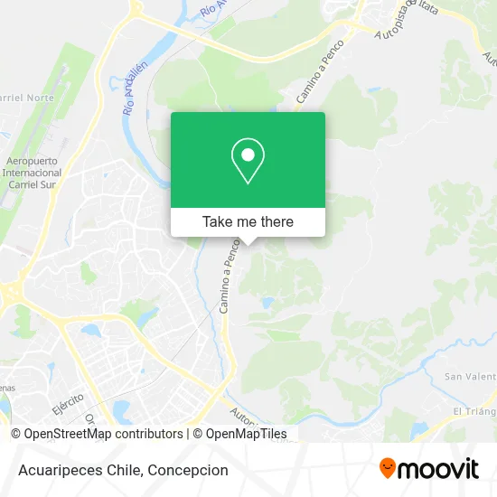 Acuaripeces Chile map