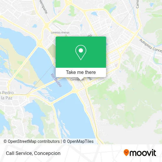 Call Service map