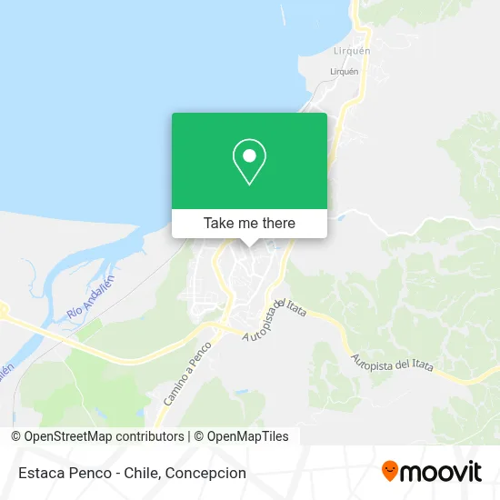 Estaca Penco - Chile map