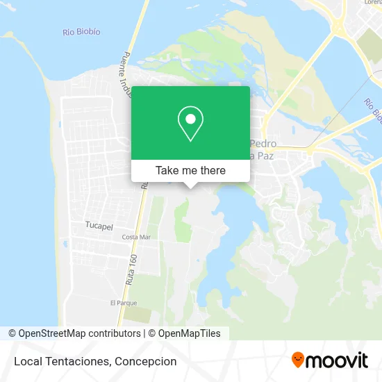 Local Tentaciones map