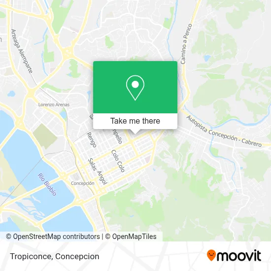 Tropiconce map