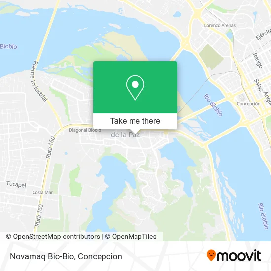 Novamaq Bio-Bio map
