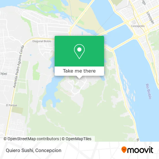 Mapa de Quiero Sushi