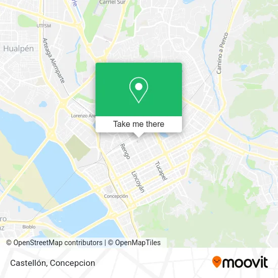 Mapa de Castellón