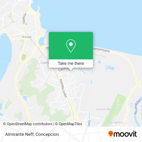Mapa de Almirante Neff