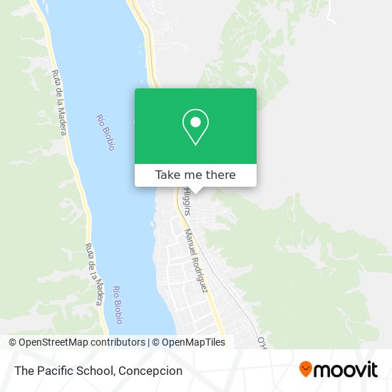 The Pacific School map