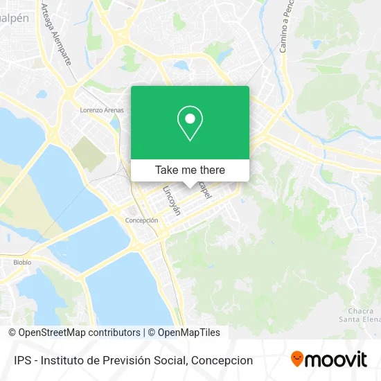 Mapa de IPS - Instituto de Previsión Social