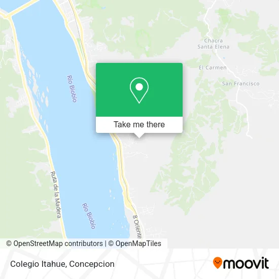 Colegio Itahue map