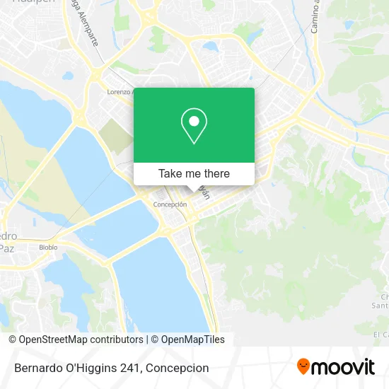 Bernardo O'Higgins 241 map