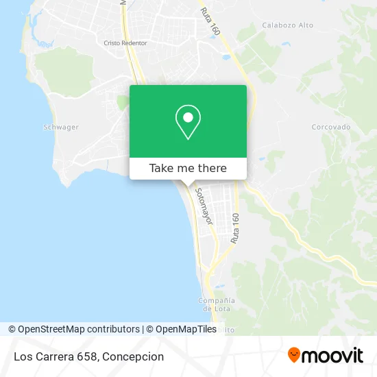 Mapa de Los Carrera 658