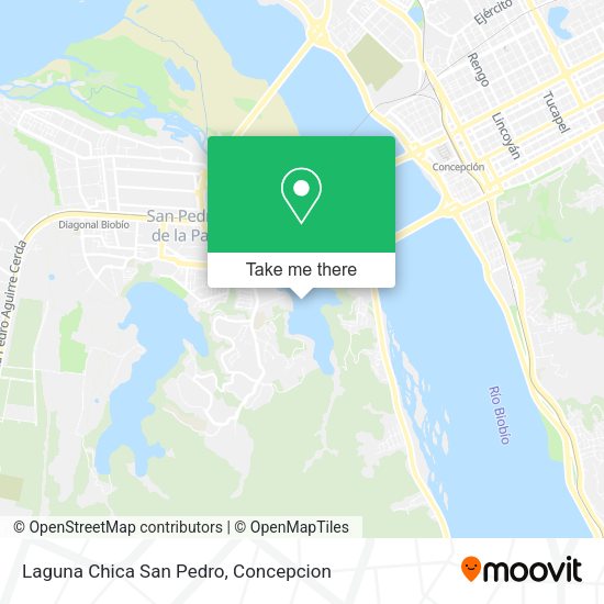 Mapa de Laguna Chica San Pedro
