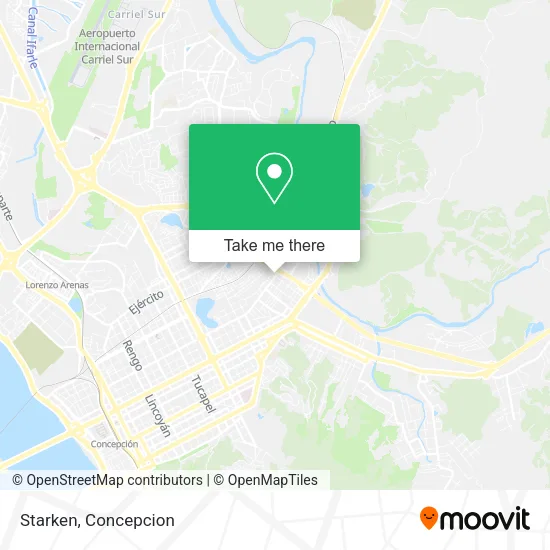 Mapa de Starken