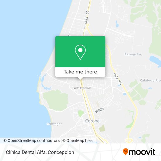 Mapa de Clínica Dental Alfa
