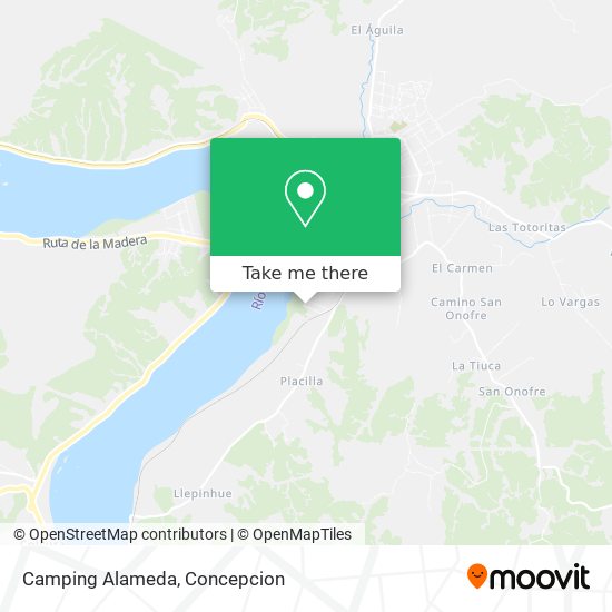 Mapa de Camping Alameda