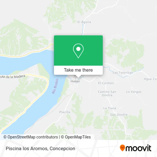 Mapa de Piscina los Aromos