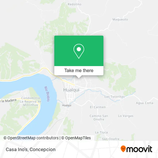 Mapa de Casa Ino's