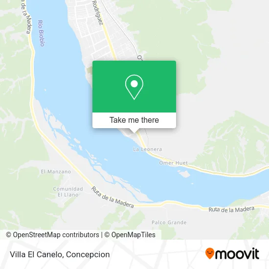 Villa El Canelo map