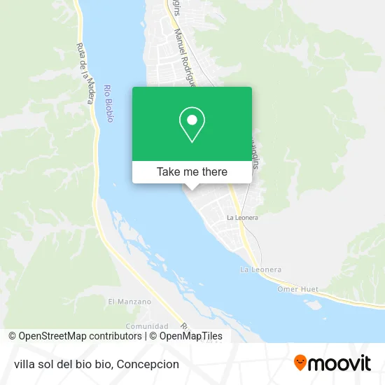 Mapa de villa sol del bio bio