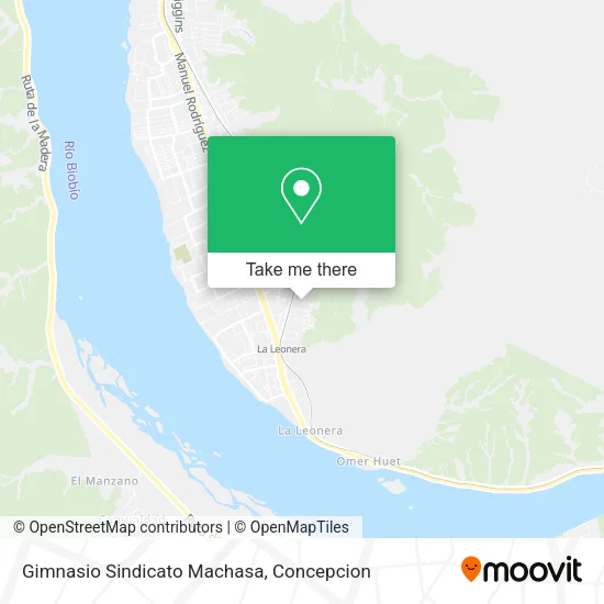 Mapa de Gimnasio Sindicato Machasa