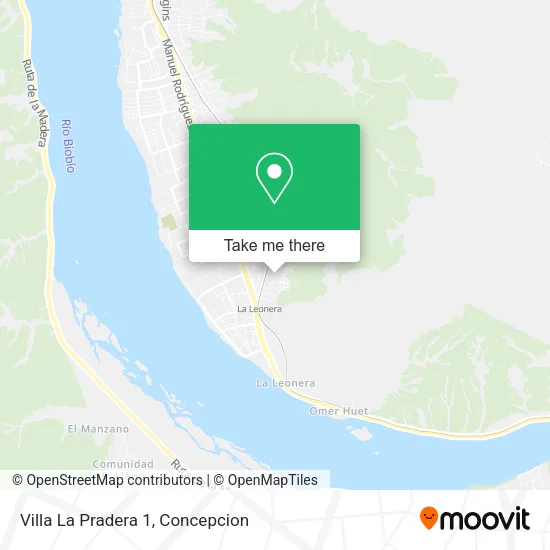 Mapa de Villa La Pradera 1