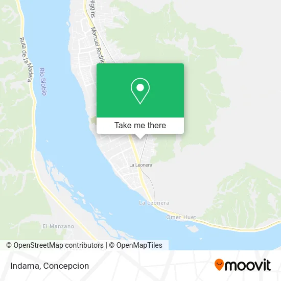 Indama map