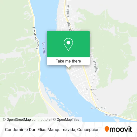 Mapa de Condominio Don Elias Manquimavida