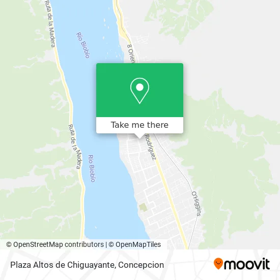 Plaza Altos de Chiguayante map
