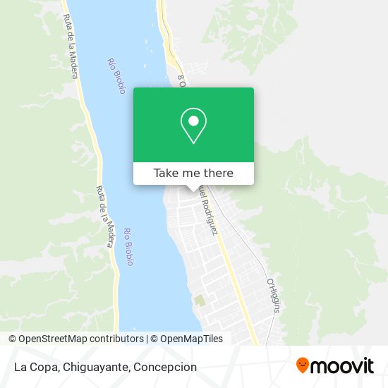 La Copa, Chiguayante map