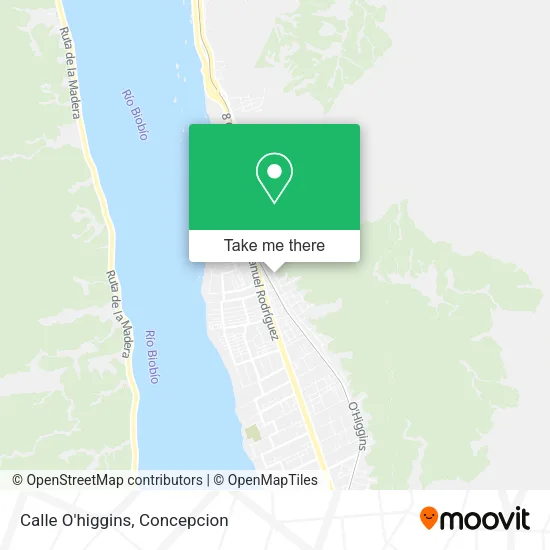 Mapa de Calle O'higgins