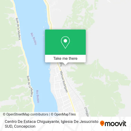 Mapa de Centro De Estaca Chiguayante, Iglesia De Jesucristo SUD