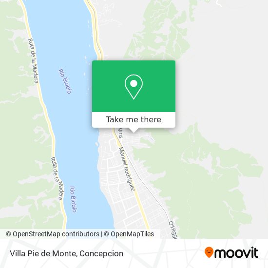 Villa Pie de Monte map