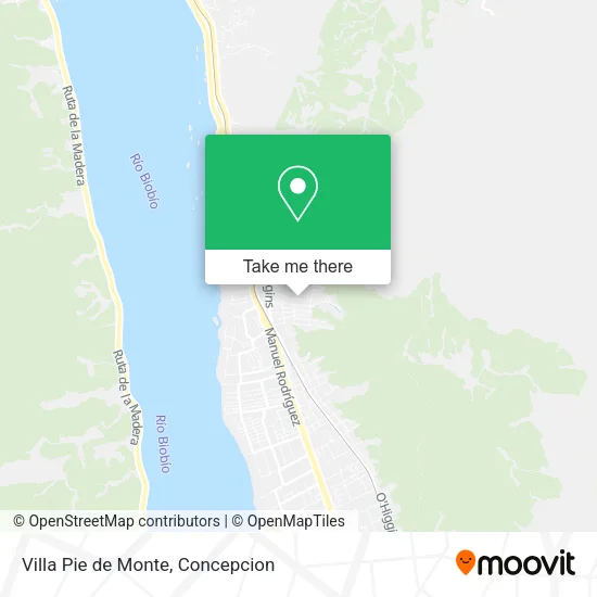 Mapa de Villa Pie de Monte